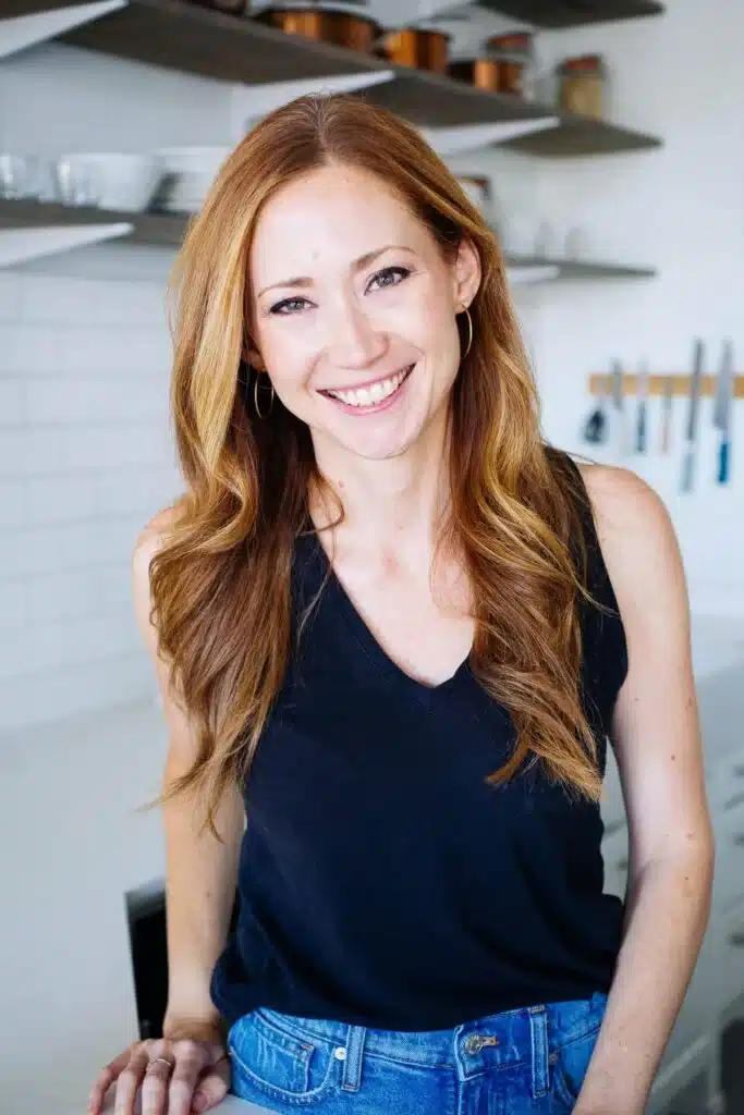 Tessa Fisher in her kitchen.