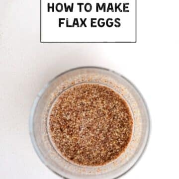 Flax egg in a small bowl.