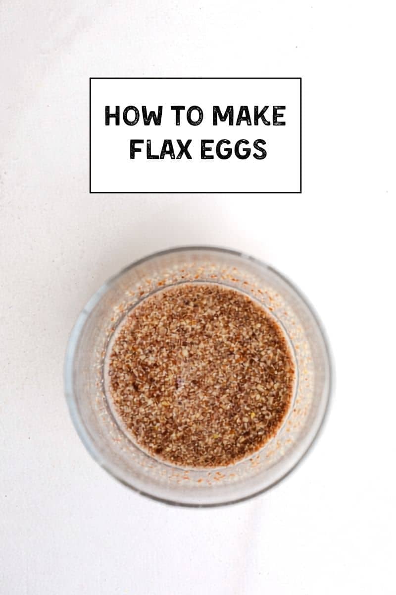 Flax egg in a small bowl.